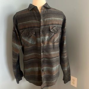 Men’s M AMBIG Flannel plaid button up shirt